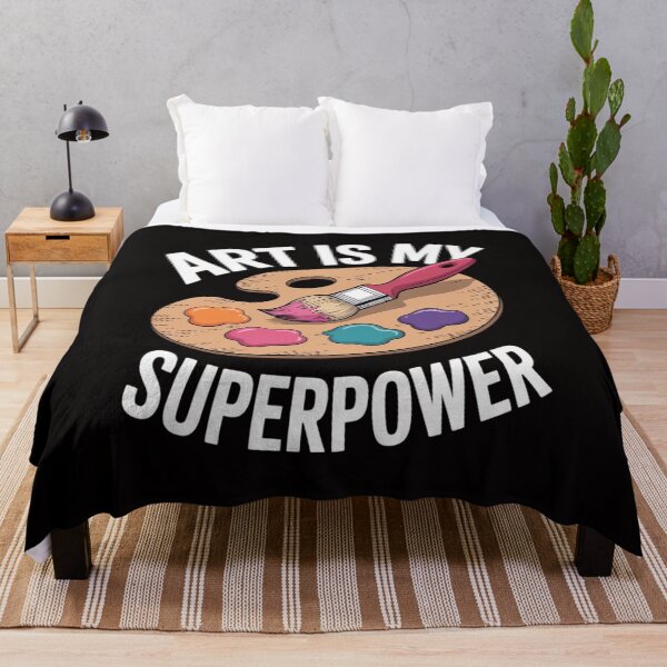 Item preview, Art Is My Superpower Art Teacher Artist Painter Painting designed and sold by BotboutiquePre.