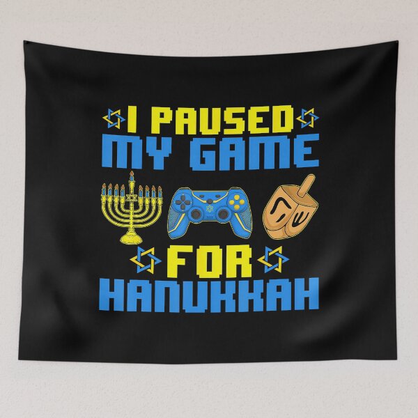 Item preview, I Paused My Game For Hanukkah Gamers Happy Chanukah Boys Men designed and sold by keatnybolho.
