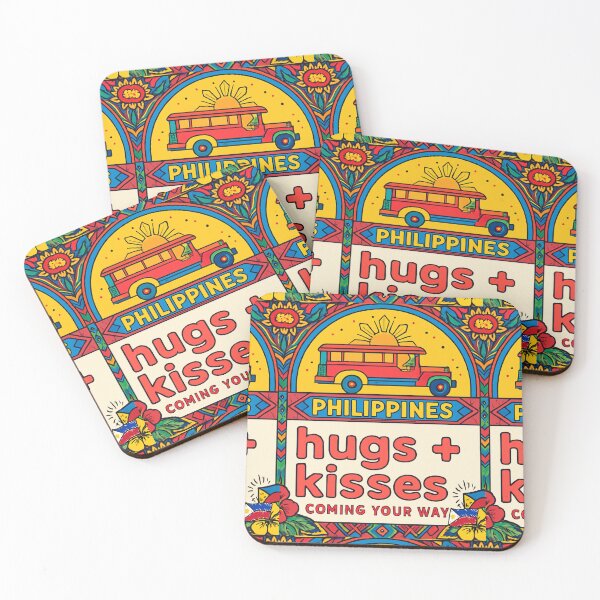 Item preview, Philippines Hugs and Kisses Coming Your Way – Filipino Love Illustration designed and sold by Wentoo.