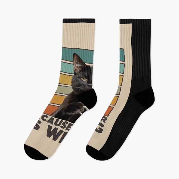 Item preview, Coffee Because Murder Is Wrong Women's Cat Coffee Vintage designed and sold by RsFilsingerArt.
