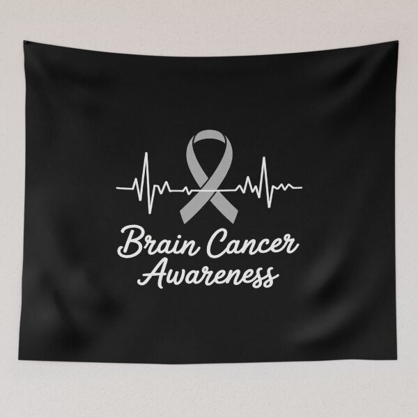 Item preview, Brain Cancer Gray Awareness Ribbon designed and sold by KonopikaaArt.