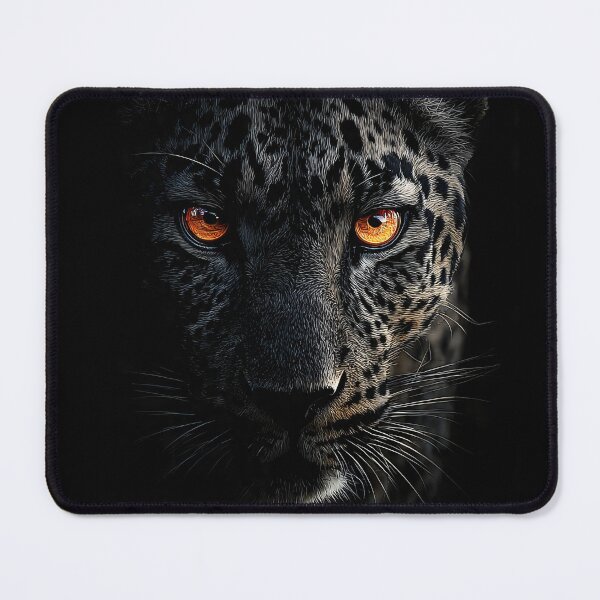 Item preview, Snow Leopard - Dark Big Cat Wildlife Art designed and sold by JK.