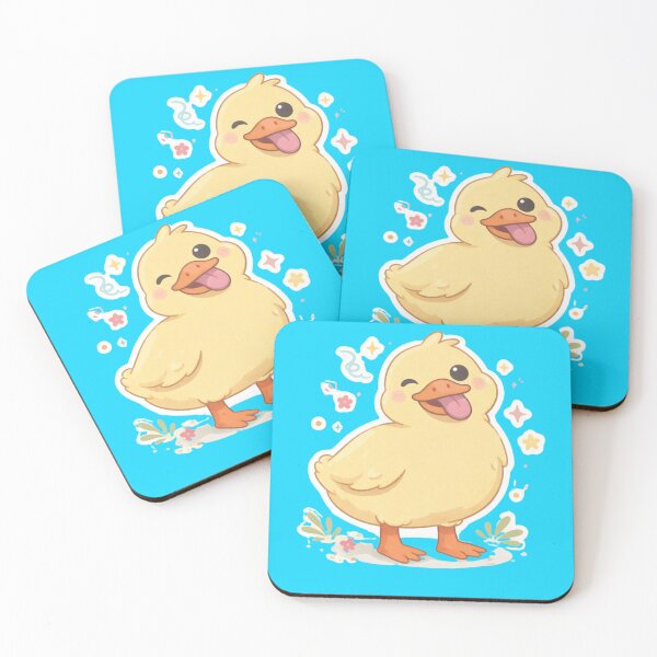 Item preview, Cute Yellow Duck Cartoon Kawaii Illustration designed and sold by anandsiva2703.