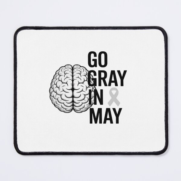 Item preview, Glioblastoma Awareness Ribbon Brain Tumor Go Gray In May  designed and sold by KonopikaaArt.