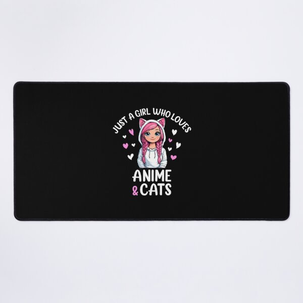 Item preview, Just A Girl Who Loves Anime Cats designed and sold by keatnybolho.