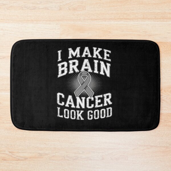 Item preview, I Make Brain Cancer Look Good T-Shirt Gray Ribbon  designed and sold by KonopikaaArt.