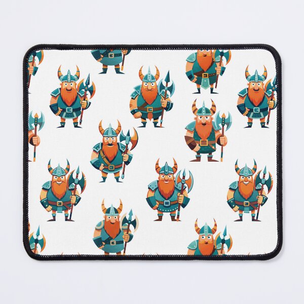 Item preview, VIKING WARRIORS SEAMLESS PATTERN designed and sold by agoraman.