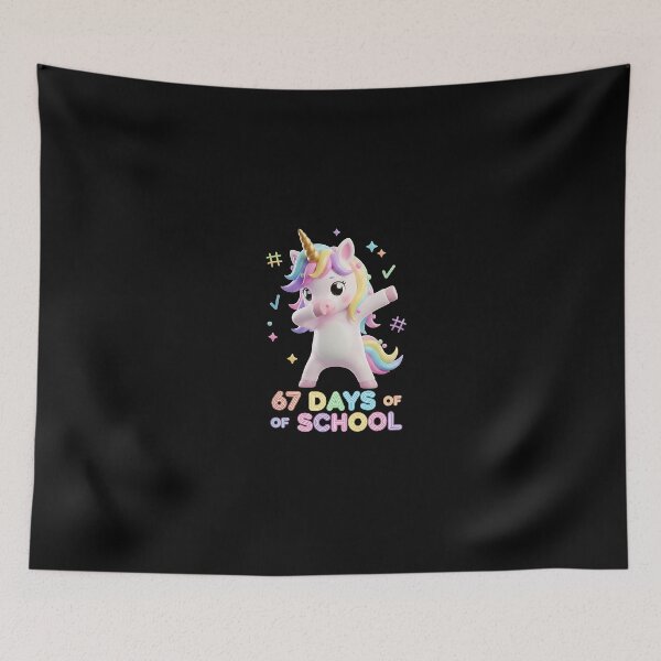 Item preview, Funny 67 Days of School Unicorn Dab Party designed and sold by Intomindfood.