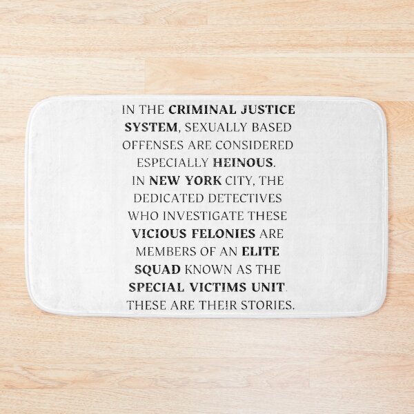 Item preview, Law and Order SVU Special Victims Unit  designed and sold by mai-risingpath.