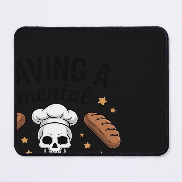 Item preview, Having A Mental Bake Down Skeleton Mental Health Meme designed and sold by BlueCreator-inc.