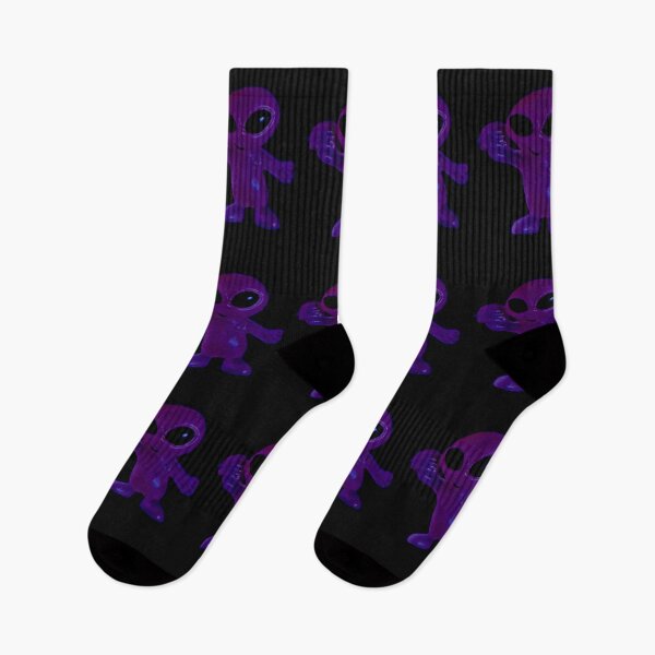 Item preview, Dark Violet Alien with Hamburger by ElitebyElise designed and sold by ElitebyElise.