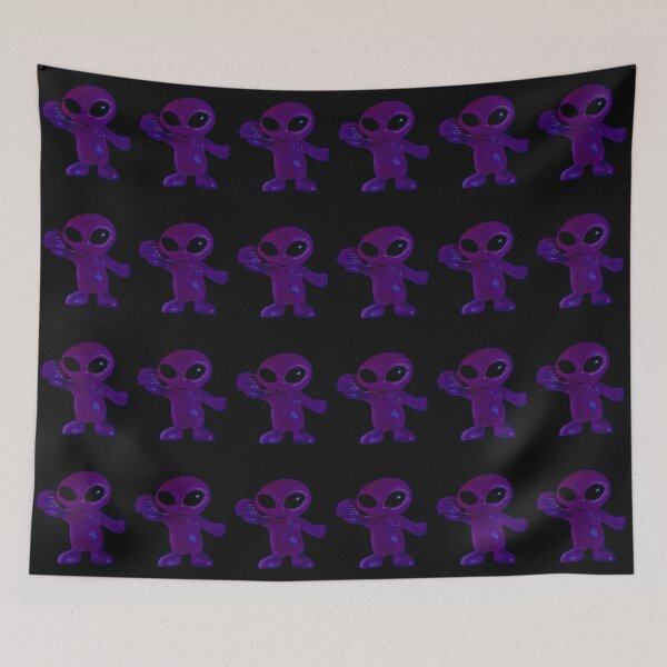 Item preview, Dark Violet Alien with Hamburger by ElitebyElise designed and sold by ElitebyElise.