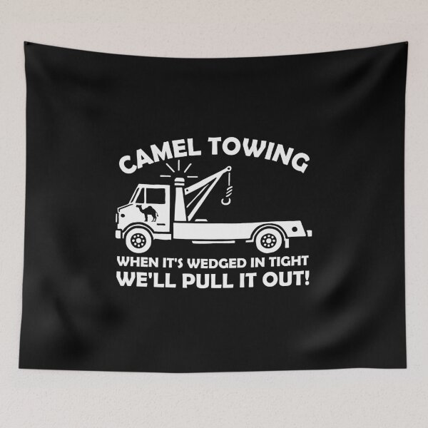 Item preview, Camel Towing When It's Wedged in Tight designed and sold by NQArtist.