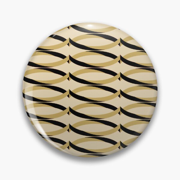 Item preview, Golden Chain Link Geometric Pattern Design designed and sold by Snout & Shout..