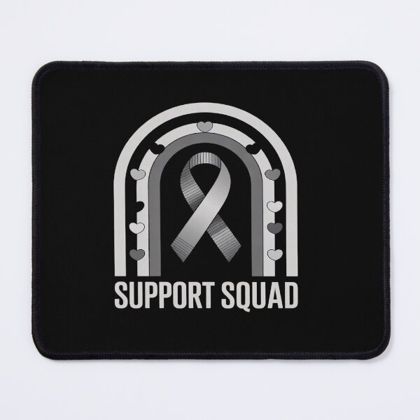 Item preview, Support Squad Brain Cancer Brain Tumor Awareness Rainbow designed and sold by KonopikaaArt.