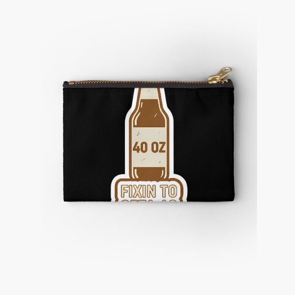 Item preview, Fixin To Geta 40 - Funny Retro Beer Bottle Sticker designed and sold by DaveyBoyFlips.