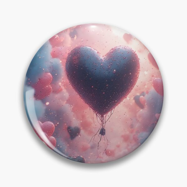 Item preview, Romantic hearts float in the cloudy sky designed and sold by Mianku | Für das Leben.