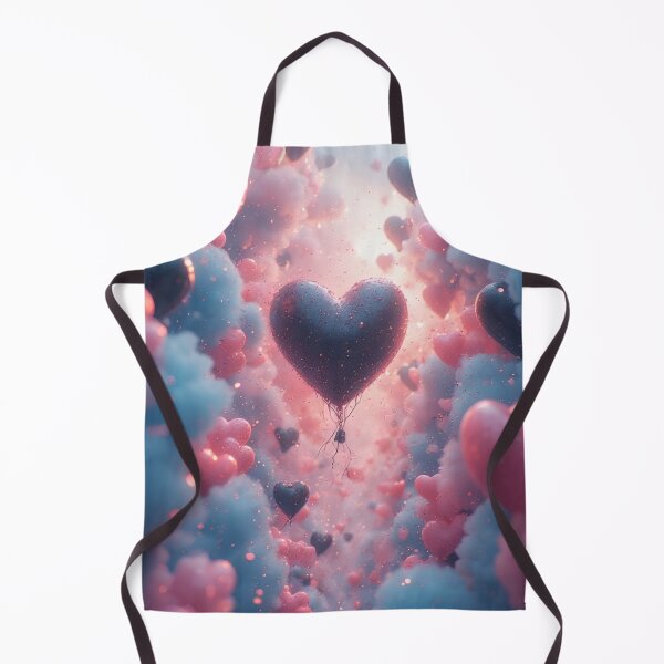 Item preview, Romantic hearts float in the cloudy sky designed and sold by Mianku | Für das Leben.