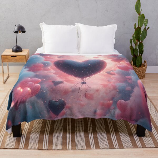 Item preview, Romantic hearts float in the cloudy sky designed and sold by Mianku | Für das Leben.