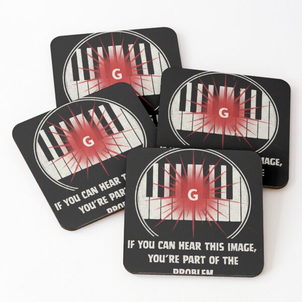 Item preview, The Forbidden Note - Piano Emo Humor designed and sold by MotivaChic.