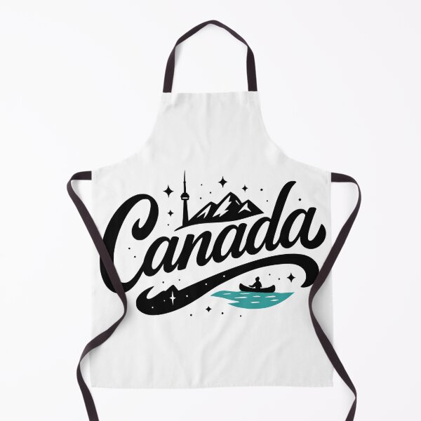 Item preview, Canada Adventure Typography Design | Mountain Canoe Travel Illustration designed and sold by Imaginationbeyond.
