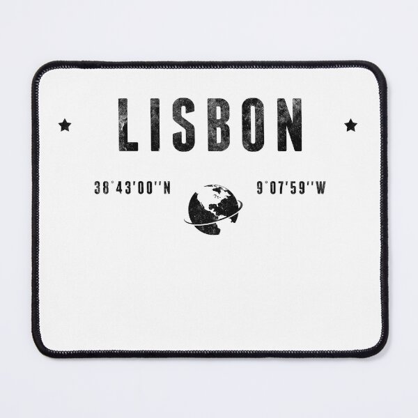 Item preview, Lisbon Portugal Global GPS Coordinates designed and sold by capricedefille.