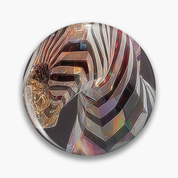 Item preview, Geometric Crystal Zebra Abstract designed and sold by ChinzorigBAY.