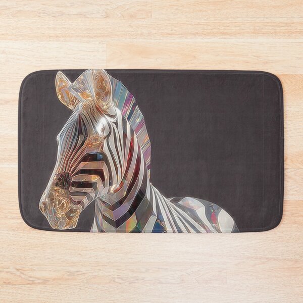 Item preview, Geometric Crystal Zebra Abstract designed and sold by ChinzorigBAY.