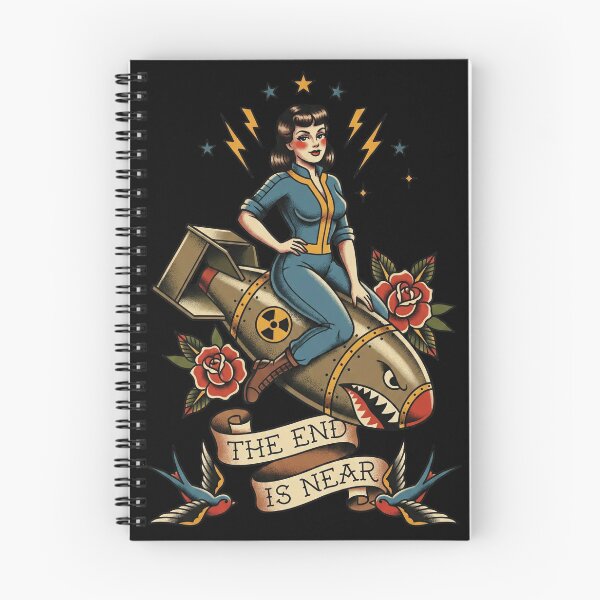 Item preview, Pin-Up Nuclear con Rosas - Arte Tatuaje Tradicional Radiación designed and sold by Fictional Ink Society.