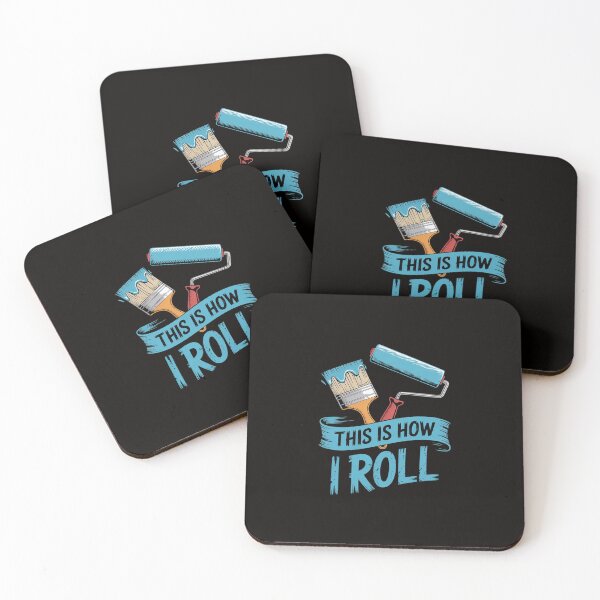 Item preview, Painter Saying Paint Roller & Brush This is How I Roll designed and sold by silladive.