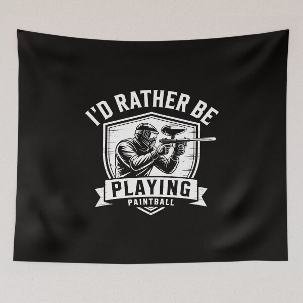 Item preview, Paint balling Tee I'd Rather Be Playing Paintball designed and sold by silladive.