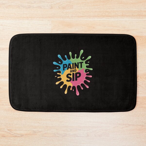 Item preview, Paint And Sip Party Art Wine Drinking Rainbow Paint designed and sold by silladive.