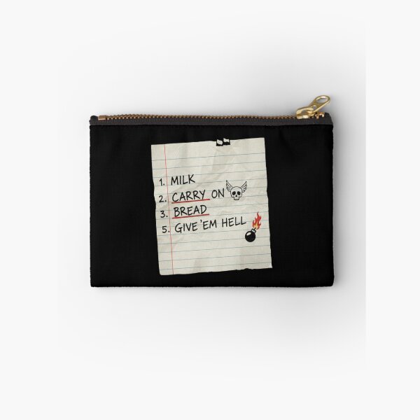 Item preview, Emo To-Do List - Carry On & Give 'em Hell designed and sold by MotivaChic.