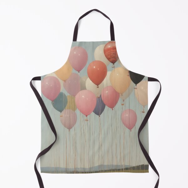 Item preview, Pastel-colored balloons float in the blue sky. designed and sold by Mianku | Für das Leben.