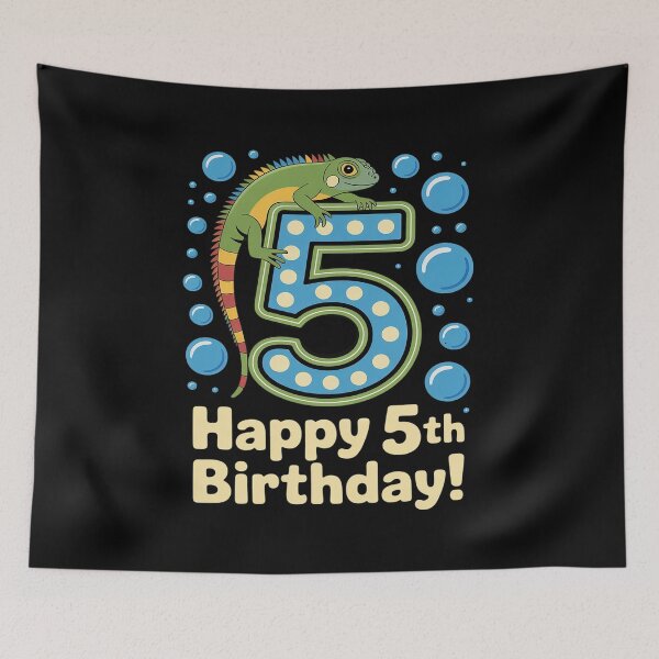 Item preview, Kids 5 Year Old Lizard Reptile 5th Birthday Party B-day designed and sold by HORIZBoutique.