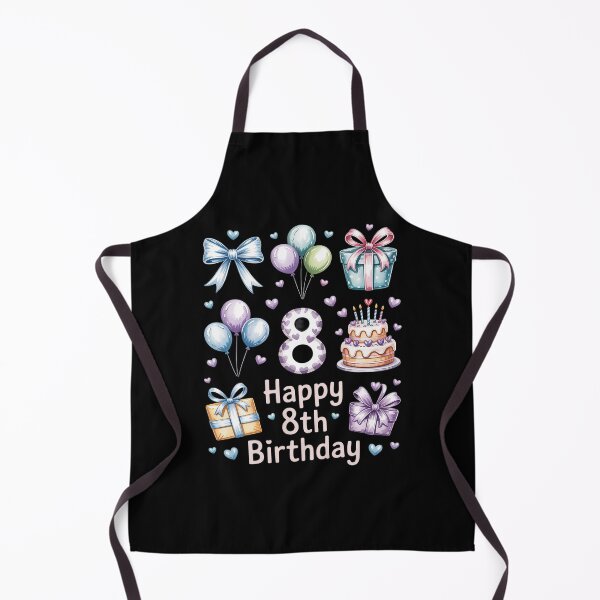 Item preview, Kids 8th Coquette Birthday Party Eight Years Old designed and sold by HORIZBoutique.