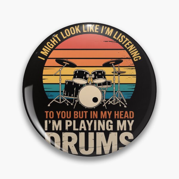 Item preview, In My Head Im Playing Drums designed and sold by silladive.