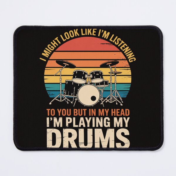 Item preview, In My Head Im Playing Drums designed and sold by silladive.