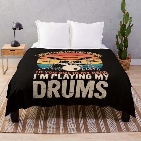 Item preview, In My Head Im Playing Drums designed and sold by silladive.