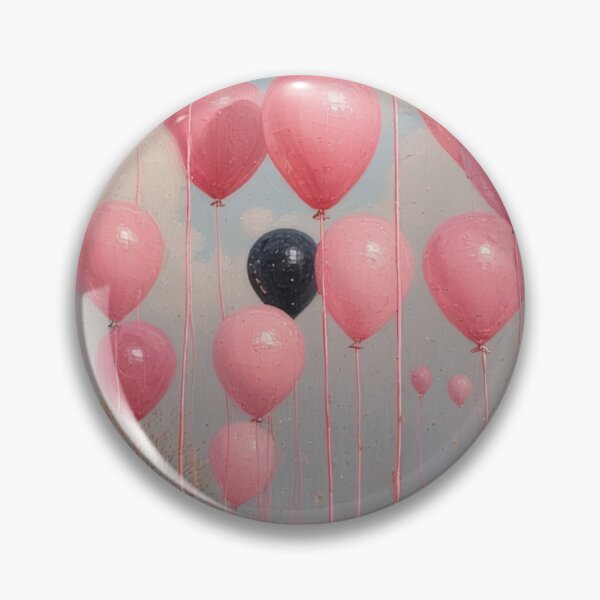 Item preview, Floating balloons over a gentle landscape designed and sold by Mianku | Für das Leben.