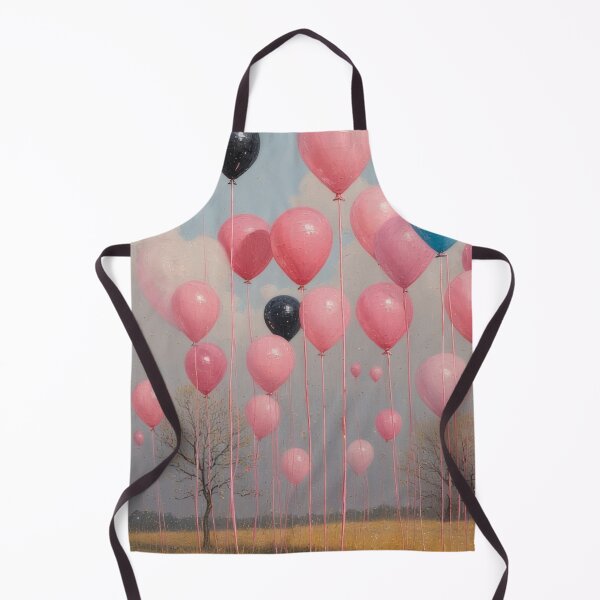 Item preview, Floating balloons over a gentle landscape designed and sold by Mianku | Für das Leben.