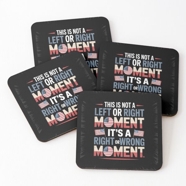 Item preview, This is Not a Left or Right Moment It's a Right or Wrong designed and sold by gandebro.
