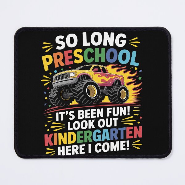Item preview, Kids Monster Truck So Long Preschool Graduation designed and sold by HORIZBoutique.