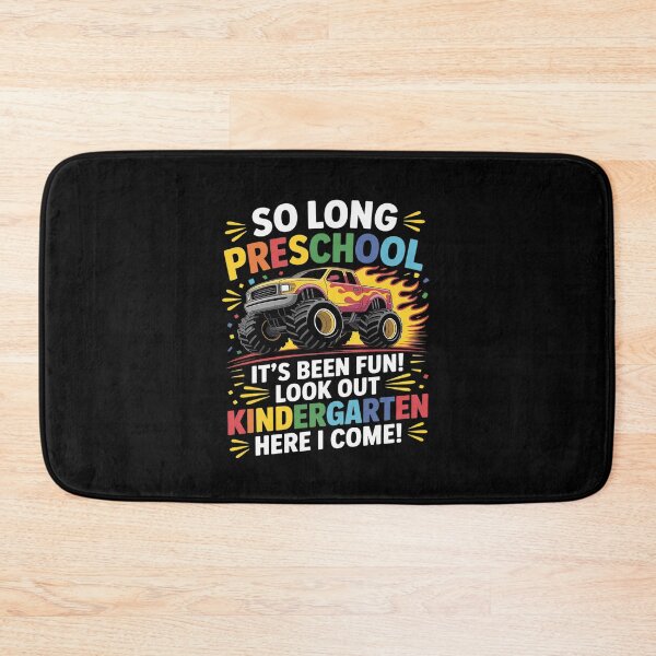 Item preview, Kids Monster Truck So Long Preschool Graduation designed and sold by HORIZBoutique.