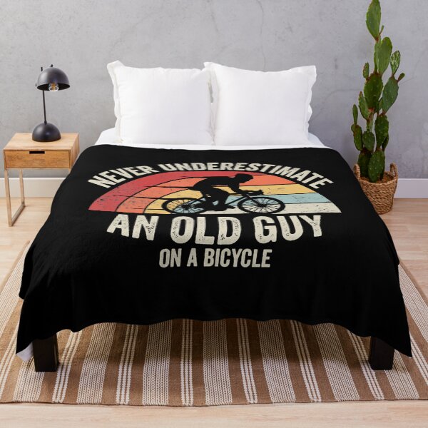 Item preview, Never Underestimate, Classic Style, Retro, Vintage, Bicycle, Cycling, Antique, Elderly, Urban, Hipster, Nostalgic designed and sold by RylynKaub86.