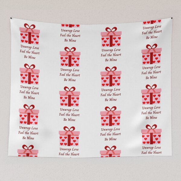 Item preview, Romantic Valentine's Gift Box with Heart Pattern and Love Quote designed and sold by Jirada.