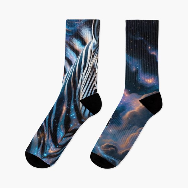 Item preview, Cosmic Galaxy Zebra Surreal Art designed and sold by ChinzorigBAY.