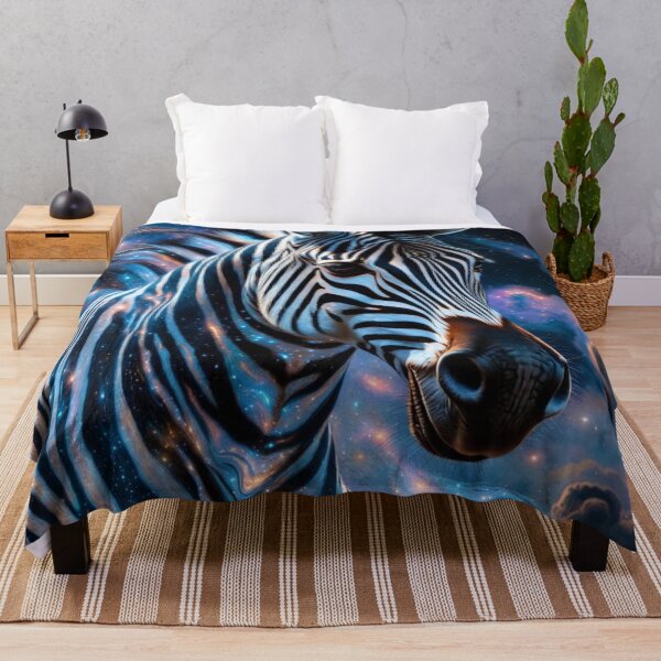 Item preview, Cosmic Galaxy Zebra Surreal Art designed and sold by ChinzorigBAY.