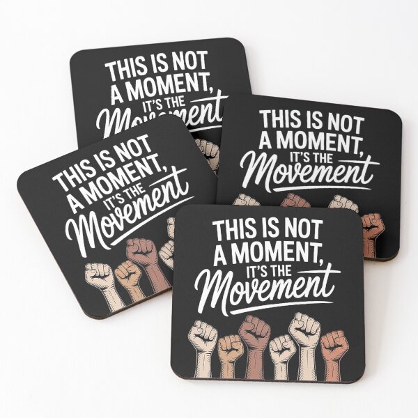 Item preview, This is not a Moment it's the Movement Black Lives Matter designed and sold by gandebro.