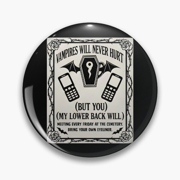 Item preview, Vampire Support Group - Lower Back Issues designed and sold by MotivaChic.